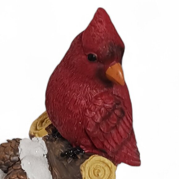 Cardinal Perched on a Log Christmas Stocking Hanger Festive Holiday Decoration A - Picture 7 of 7
